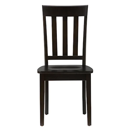 Slat Back Side Chair for Table Sets